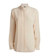 JOSEPH BRANCA SILK CREPE BLOUSE,15206372