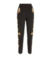 DOLCE & GABBANA SEQUIN-EMBELLISHED TROUSERS,15109667