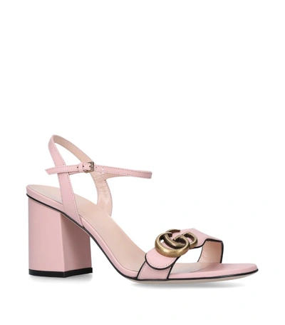 Gucci Leather Marmont Sandals 75