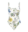 TORY BURCH FLORAL PRINT SWIMSUIT,14971023