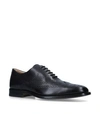 TOD'S TOD'S LEATHER PUNCHED OXFORD SHOES,15116423