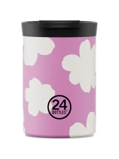 24bottles 350ml Floral-print Tumbler In Pink