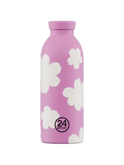 24bottles 500ml Clima Floral-print Bottle In Pink