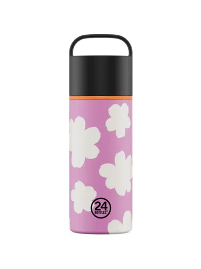24bottles 730ml Spin Floral-print Bottle In Pink