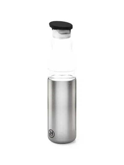 24bottles Brushed Steel Carafe In Silver