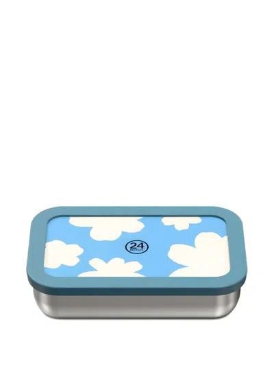 24bottles Cloud-print Snack Box In Blue