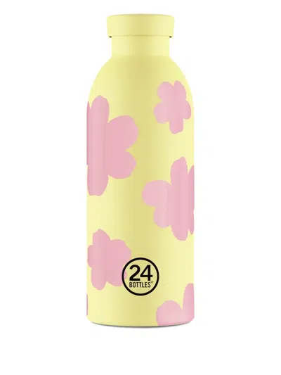 24bottles Floral-pattern Bottle (500ml) In Yellow