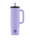 24bottles Handle Straw Cup (800ml) In Purple