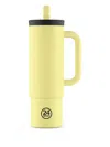 24bottles Handle Straw Cup (800ml) In Yellow