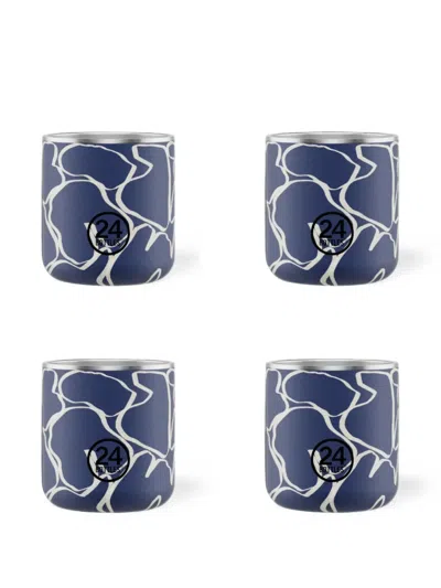 24bottles Marea Cups (set Of Four) In Blue