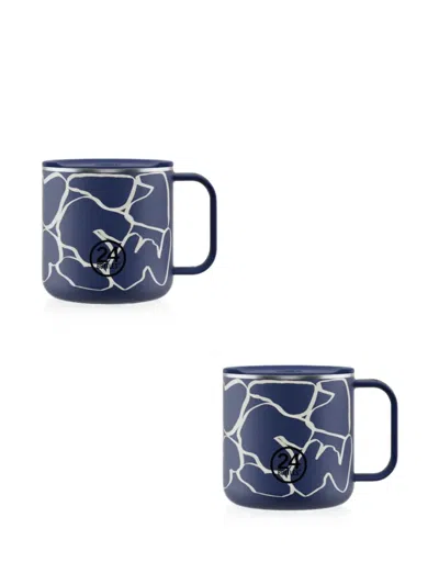 24bottles Marea Mug (set Of Two) In Blue