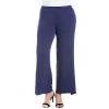 24seven Comfort Apparel 24/7 Comfort Apparel Womens Relaxed Pant-plus In Blue