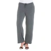 24seven Comfort Apparel 24/7 Comfort Apparel Womens Relaxed Pant-plus In Gray