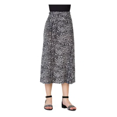 24seven Comfort Apparel 24sevenkid Girls Elastic Waistline Maxi Skirt In Black