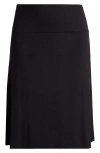 24seven Comfort Apparel A-line Skirt In Black