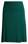 24seven Comfort Apparel A-line Skirt In Hunter