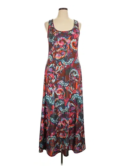 Pre-owned 24seven Comfort Apparel Casual Dress In Brown