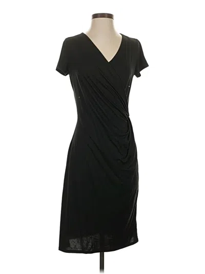 24seven Comfort Apparel Cocktail Dress In Black