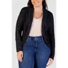 24SEVEN COMFORT APPAREL 24SEVEN COMFORT APPAREL CURVED HEM BOLERO JACKET
