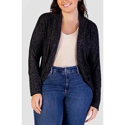 24SEVEN COMFORT APPAREL 24SEVEN COMFORT APPAREL CURVED HEM BOLERO JACKET