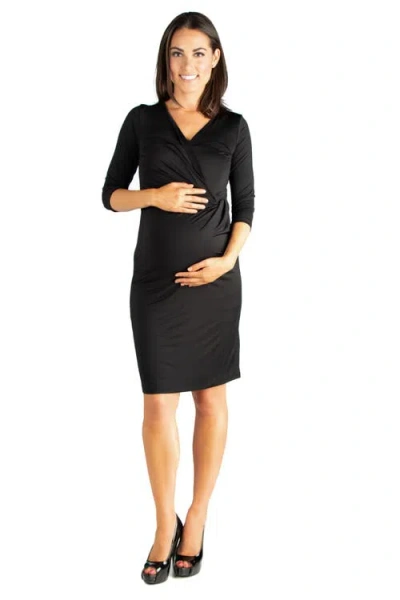 24seven Comfort Apparel Draped In Black