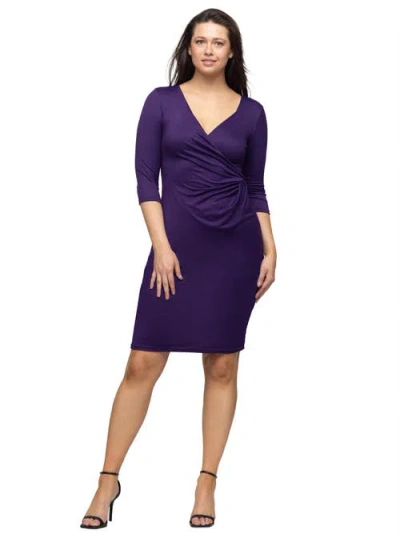 24seven Comfort Apparel Draped In Purple