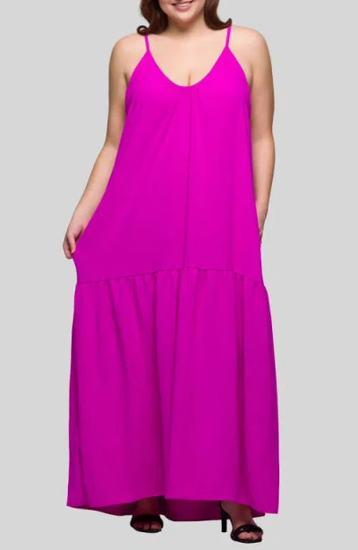 24SEVEN COMFORT APPAREL 24SEVEN COMFORT APPAREL JERSEY MAXI DRESS