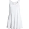 24seven Comfort Apparel Jersey Tunic Tank In White