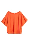 24seven Comfort Apparel Loose Fit T-shirt In Carrot