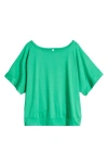 24seven Comfort Apparel Loose Fit T-shirt In Green