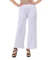 24seven Comfort Apparel Petite Comfortable Solid Color Palazzo Wide Leg Pants In Multi