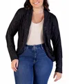 24seven Comfort Apparel Plus Size Open Front Long Bolero Cardigan Sweater In Black