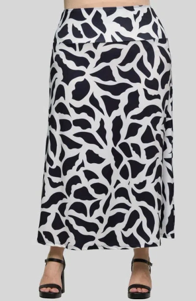 24SEVEN COMFORT APPAREL 24SEVEN COMFORT APPAREL PULL-ON MAXI SKIRT