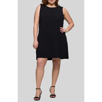 24SEVEN COMFORT APPAREL 24SEVEN COMFORT APPAREL SLEEVELESS SHIFT DRESS