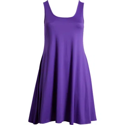 24SEVEN COMFORT APPAREL 24SEVEN COMFORT APPAREL STRETCH FIT & FLARE DRESS