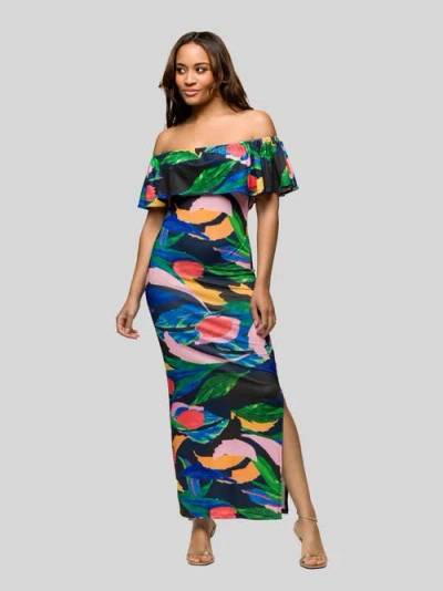 24SEVEN COMFORT APPAREL 24SEVEN COMFORT APPAREL V-NECK SLEEVELESS MAXI DRESS WITH BELT