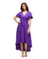 24seven Comfort Apparel V-neck Sleeveless Maxi Dress With Belt