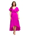24seven Comfort Apparel V-neck Sleeveless Maxi Dress With Belt