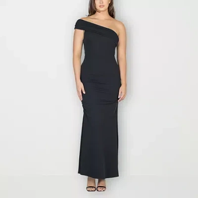24seven Comfort Apparel Womens Sleeveless Maxi Dress In Black