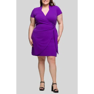 24SEVEN COMFORT APPAREL 24SEVEN COMFORT APPAREL WRAP DRESS