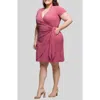 24seven Comfort Apparel Wrap Dress