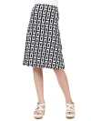 24sevenkid Black And White Knee Length Skirt