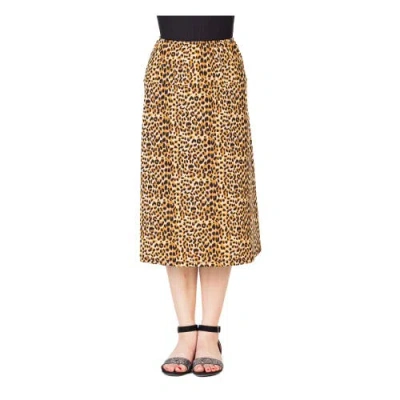 24sevenkid Comfortable Elastic Waistline Knee Length Skirt