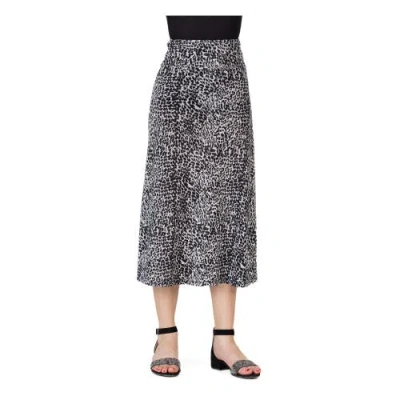 24sevenkid Elastic Waistline Maxi Skirt In Gray