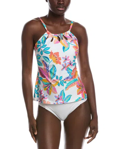 24th & Ocean 24th And Ocean Francesca Tankini Top In White