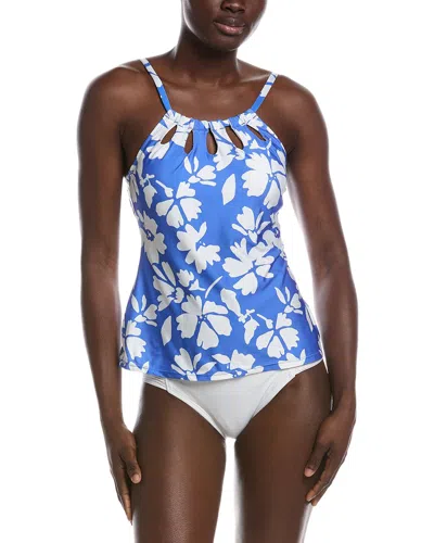 24th & Ocean 24th And Ocean Marseille Tankini Top In Blue