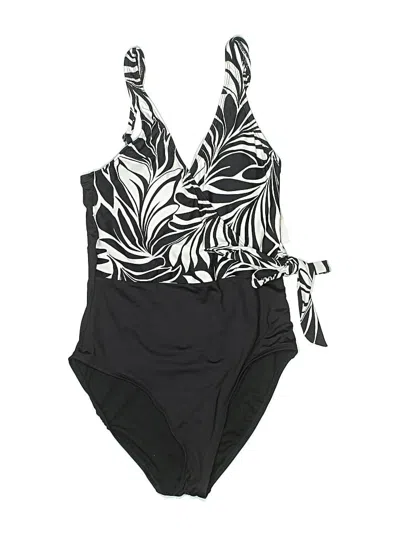 Pre-owned 24th & Ocean One Piece Swimsuit In Black