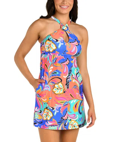 24th & Ocean 24th And Ocean Prima Paisley Sheath Dress In Blue