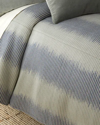 25 Mackenzie Lane Low Country Birds Watercolor Coverlet, King In Blue