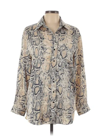 Pre-owned 25 South Long Sleeve Blouse